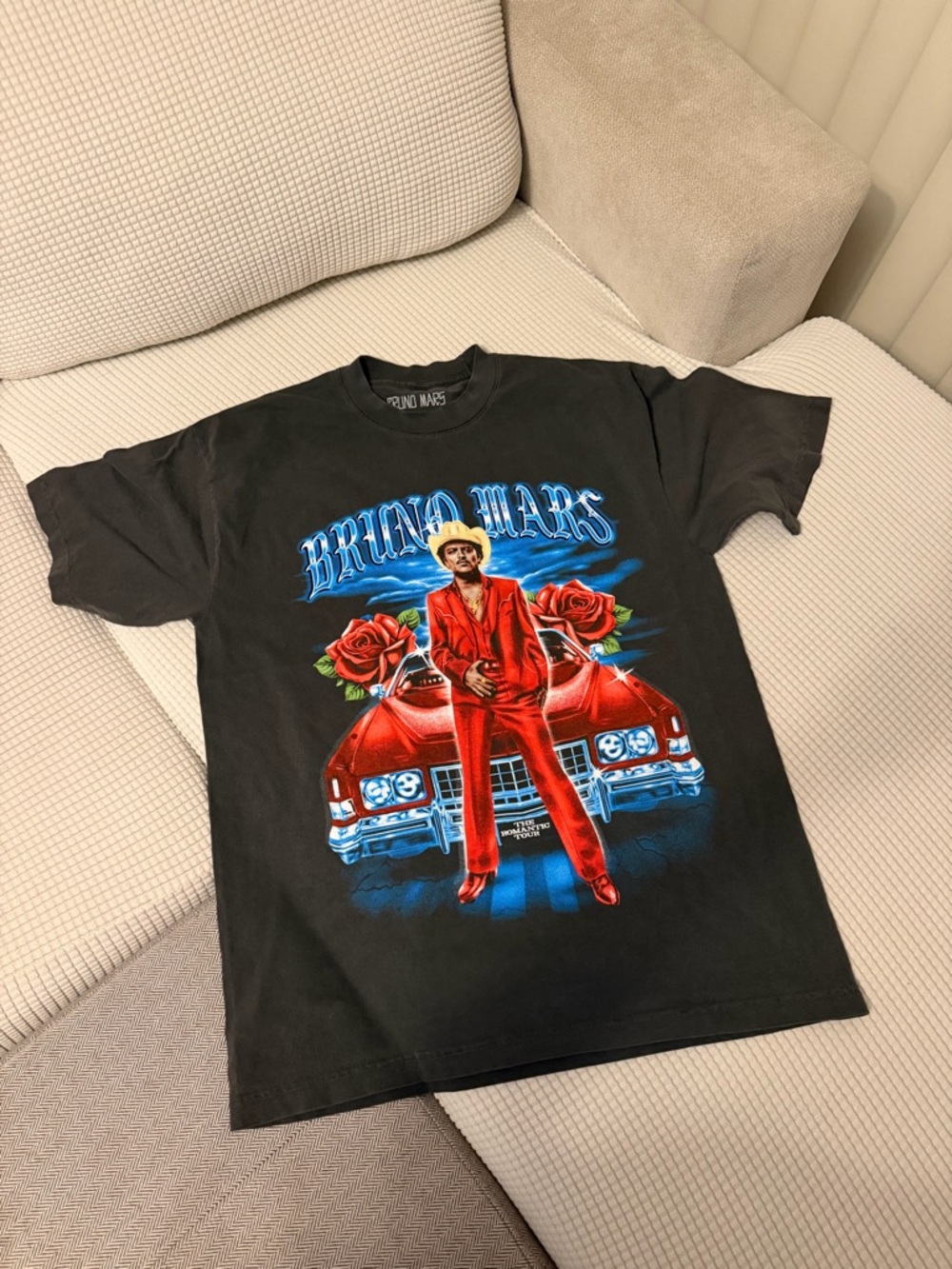 Bruno Mars Limited Edition the Romantic Tour Graphic Tee